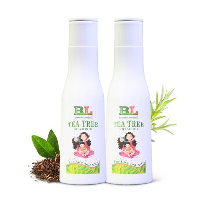 Botanical Luxuriate Tea Tree Natural Anti Lice and Nits Shampoo 200 Ml with Transparent Lice Removal Comb With Tea Tree and Neem Extracts(Pack of 2)