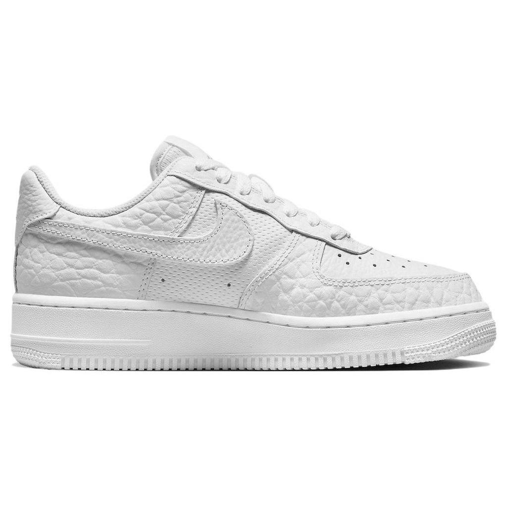 Nike Air Force 1 07 Color of the Month - Reptilian Leather Women Sneakers White Metallic-Gold Summit-White DZ4711-100