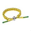 Soccer Bracelets Football Bangles Men's Women's Chain Braided Rope Bracelet