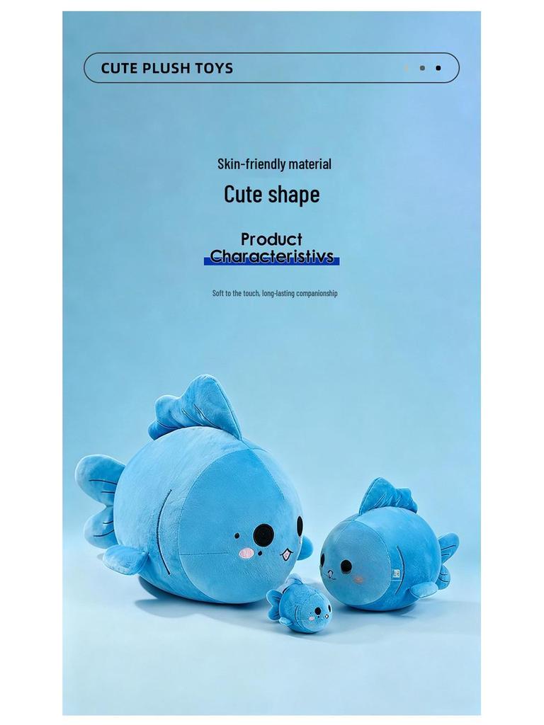 Fast Speed Little Fish Plush Pillow Doll – Cute Gift for Best Friend