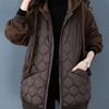 Hooded Jacket Women Early Autumn Plus Size  Warm Sweatshirt Loose Casual Zipper Peplum Jacket Tops