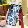 Waterproof Chinese Style Phone Case For LG Velvet 4G/5G Wrist Strap Wristband Anti-knock Anti-dust Ring Phone Holder