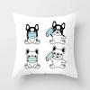 French Bulldog Cushion Cover Sofa Dogs Pillow Cover for Home Decoration Sofa Chair Cars Decorative Pillows Pillowcase X