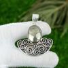 925 Sterling Silver Natural Pyrite Bezel Solar Chakra Elegant Pendant Jewelry