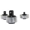 3Pcs Finger Ratchet Set Reversible Thumbwheel  Palm Wrench 1/4 3/8 1/2in Drive Compact Dia 38mm