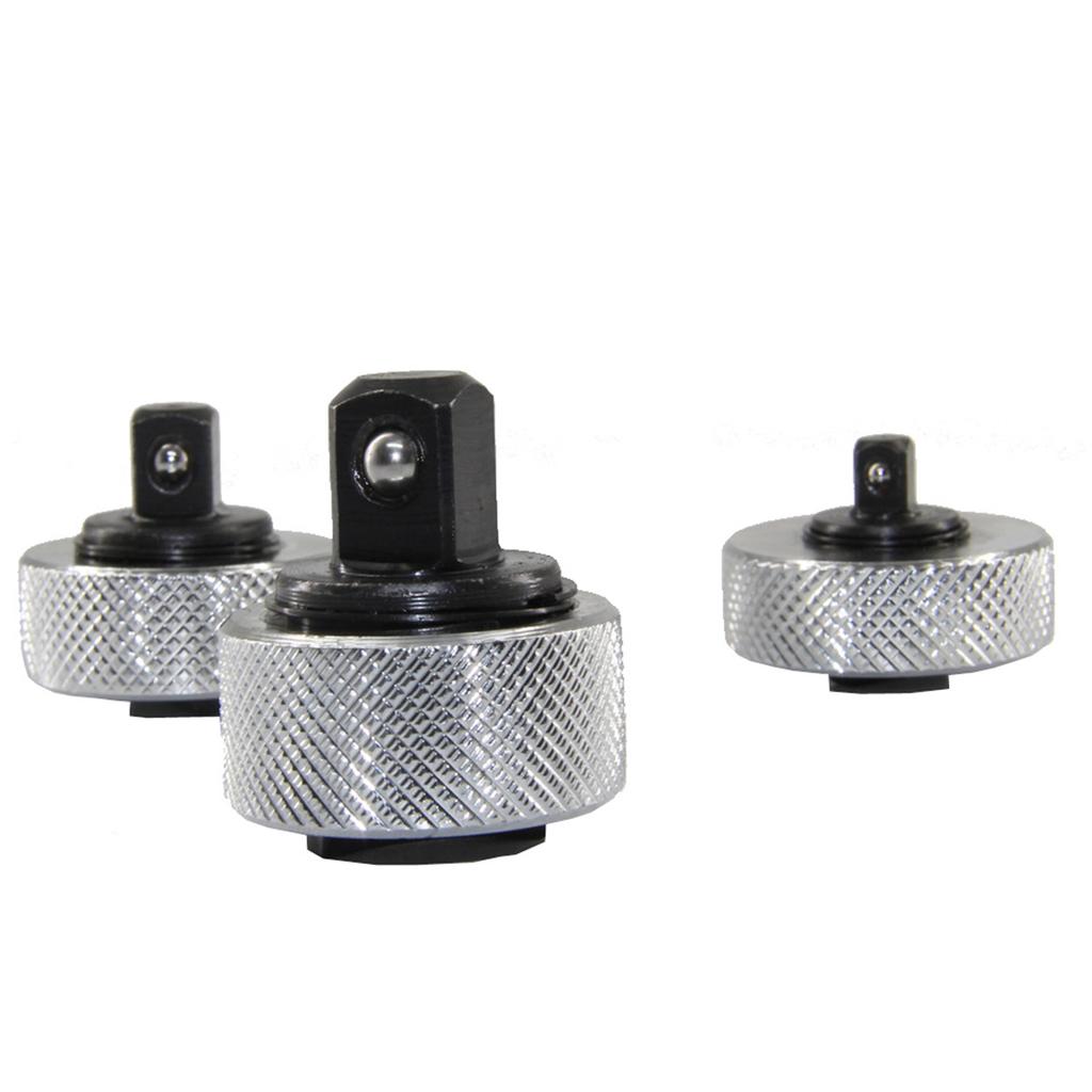 3Pcs Finger Ratchet Set Reversible Thumbwheel  Palm Wrench 1/4 3/8 1/2in Drive Compact Dia 38mm