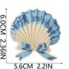 Summer Beach Style Embroidery Cloth Sticker Ironing Casual Clothing Backpack Shoes And Hats Personalized Decoration Repair Fabric Sticker