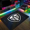 Leeds United Design Crystal Velvet Carpet Cozy Non?Slip Printed Rug For Bedroom Living Room Entrance