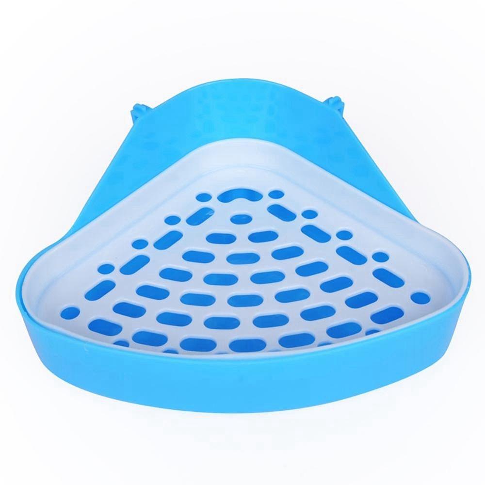 

Pot for Hamster Cavy Pet Products Small Animal Supplies Litter Trays Potty Bowl Corner Pee Toilet синий