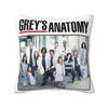 Custom Greys Anatomy Cartoon Collage Nordic Pillow Cover Decoration Car Cushion