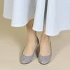 Pitti Round Toe Plain Pumps