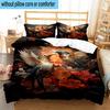 Hummingbird In Bloom 3pcs Bedding,Including 1pc Duvet Cover And 2pcs Pillowcases Perfect for Christmas,Ideal for Bedroom, Dormitory