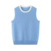 Autumn/Winter Cashmere Color Block Sleeveless Knit Vest