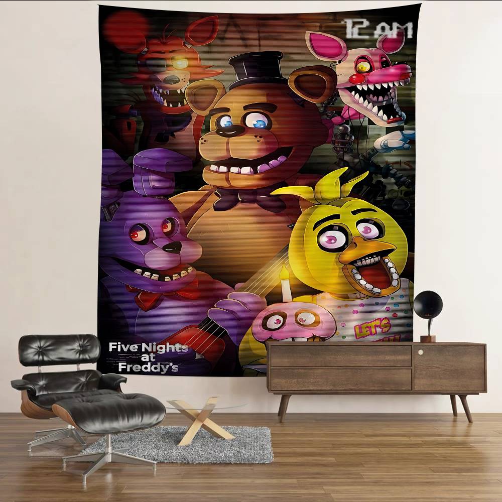 Arazzo da Parete F-Fnaf Anime Fai da Te per Soggiorno Casa Stanza Universitaria Decorazione Arte da Parete Decorazione