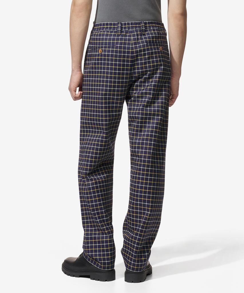 MARNI Check Cotton Wool Pants - Blumarine / Pumu0156A3Utc317Chb94