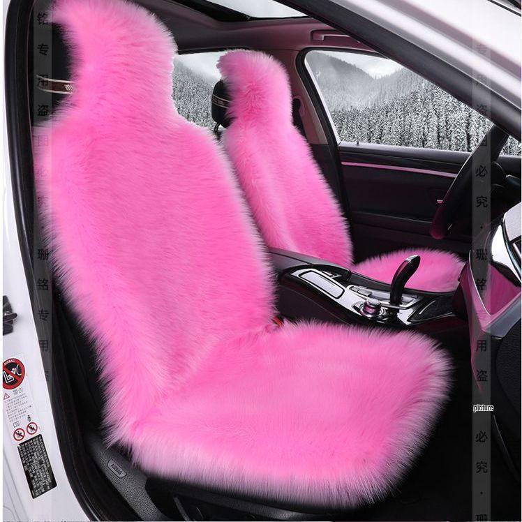 Dicker Plüsch Universal Autositzbezug - Rutschfest & Gemütlich für Herbst und Winter