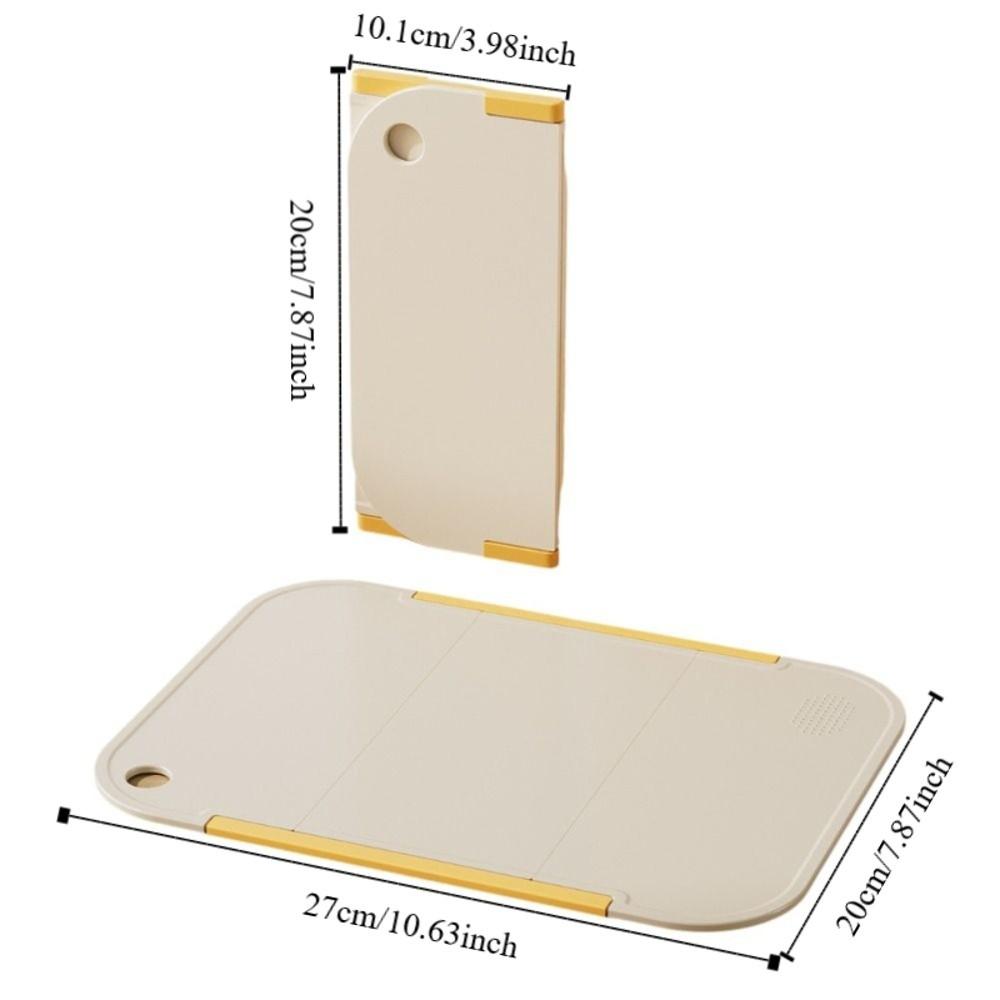 Non-Slip Folding Cutting Board Food Grade Baby Food Board Kitchen Chopping Board  Fruits Cutting