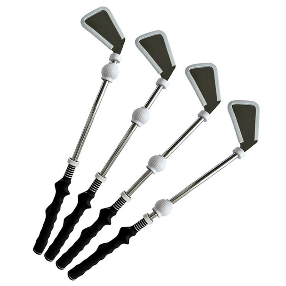 Portable Golf Grip Trainer Practice Stick Swing Training Aid Golf club Driving Range