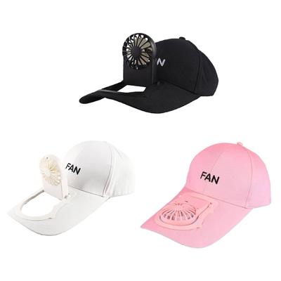 Summer Fan Cooling Baseball Cap USB Charging Breathable Shade Sunscreen Fishing Sport Outdoor Adjustable Trucker Hat