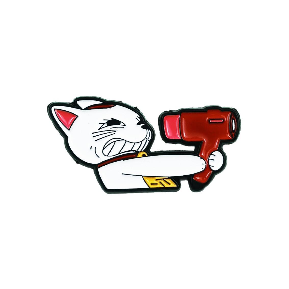 Cute Cartoon Cat Brooch: Versatile Hair and Clothing Accessory