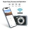 2K 4,0-Zoll Hochauflösender Fahrrekorder WIFI Drahtlose Handy-Verbindung Auto Dual-Objektiv Dual-Aufnahme