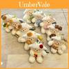 Animal Plush Keyring With Long Plush Material For Teen Girl Backpack Charm