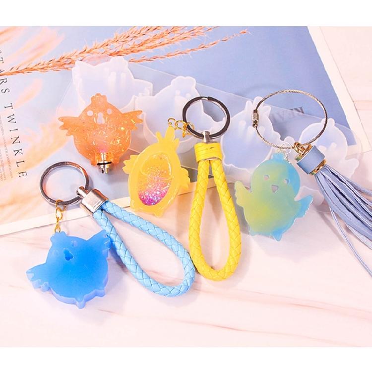 Earring Pendants Silicone Mold DIYs Animal Dog Shaped Keychain Molds Epoxy Resin