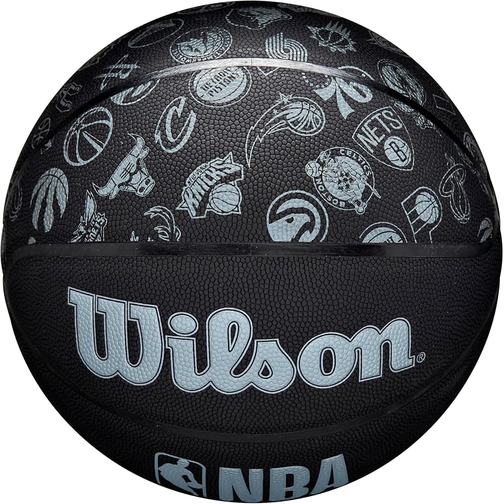 Wilson NBA All Team Basketball Size 7 24.5cm Diameter Black