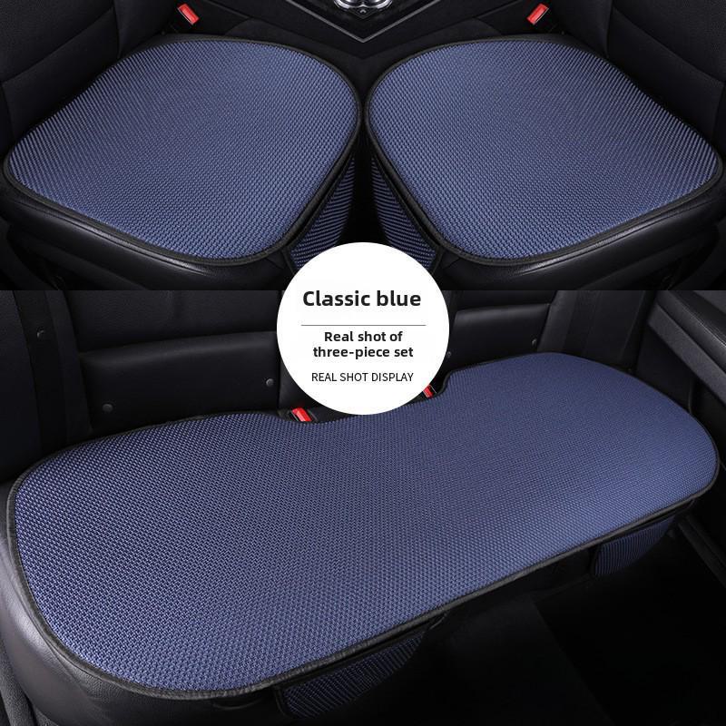 Universal-Autositzkissen-Set – Eisseide, rutschfest, atmungsaktiv, Kühlkissen