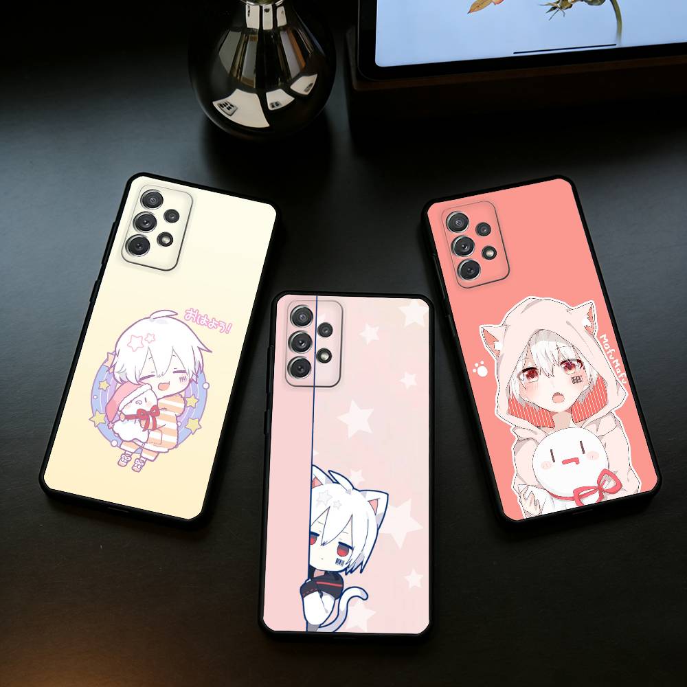 Singer M-Mafumafu Ctue Phone Case For Samsung Galaxy A73,A72,A71,A70,A53,A52,A51,Soft Silicone Black Cover