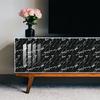 10/15/20/30cm Simulation Black Marble Tile Sticker Kitchen Bathroom Wardrobe Decor Waterproof & Oil-proof Ceramics Art Wallpaper