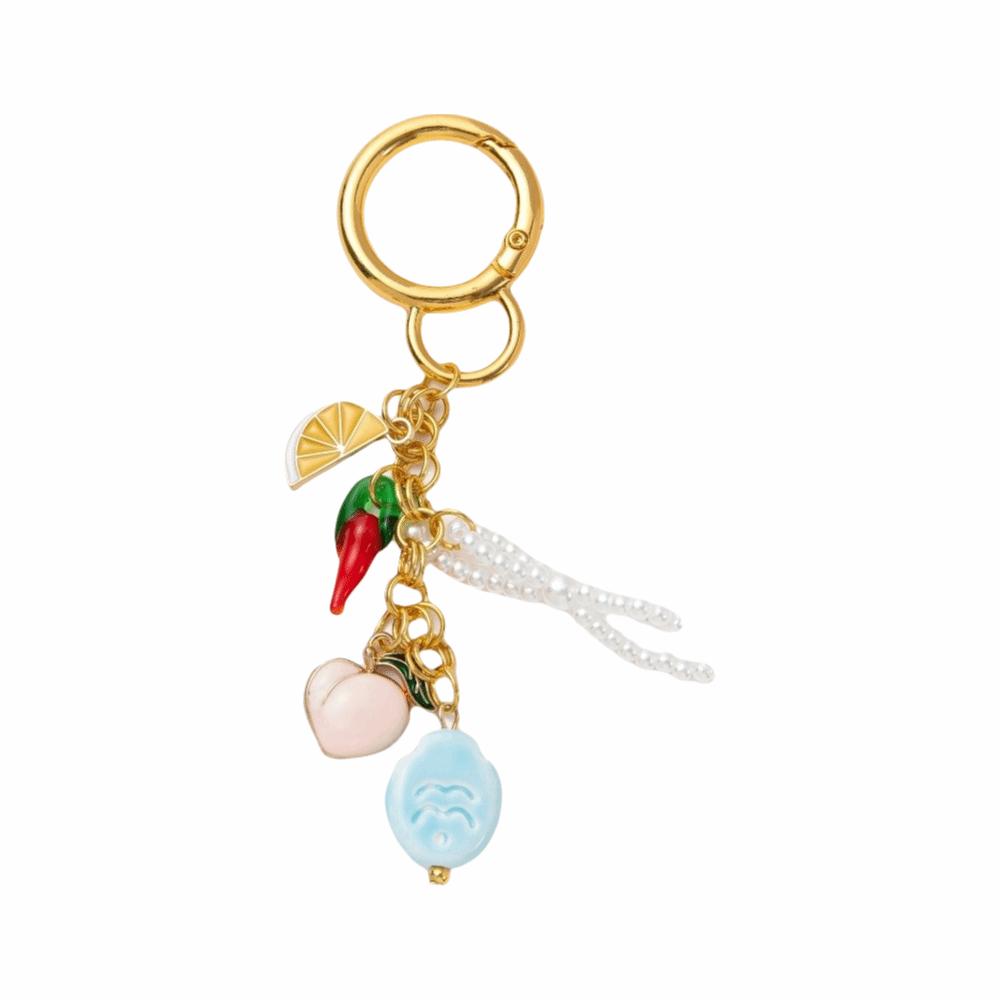 Unique Small Fish Key Chain Elegant Bag Pendant Creative Braided Rope Bag Charm Gift