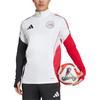 Ajax Amsterdam Tiro 25 Striped Front Zip Long Sleeve Football Shirt Men Tops JP1752