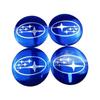 For Subaru WRX BRZ DRL XV STI Outback Legacy Forester Impreza Tribeca 4pcs 60/65mm Car Wheel Center Emblem Stickers Hub Decals Y12