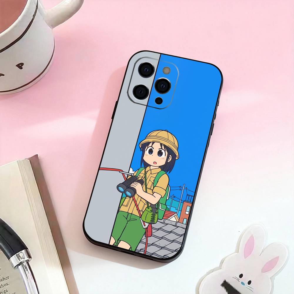 

C-CityThe Animation Phone Case For iPhone 17,16,15,14,13,12,11 Plus,Pro Max,Soft Silicone Black Cover iPhone15plus