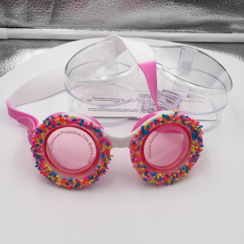 Wodoodporne okulary pływackie dla dzieci z kreskówkowym wzorem, maska do nurkowania zapobiegająca parowaniu dla chłopców i dziewcząt, możliwość personalizacji logo