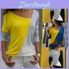 Elegante Mode Dames Lange Mouw Losse Blouse Casual Shirt Herfst Tops T-shirt