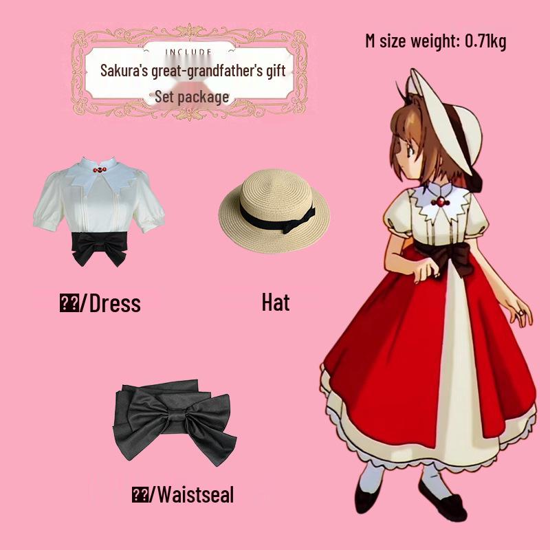 Cardcaptor Sakura Women s Cosplay Costume - Kinomoto Sakura Anime Outfit XXXL