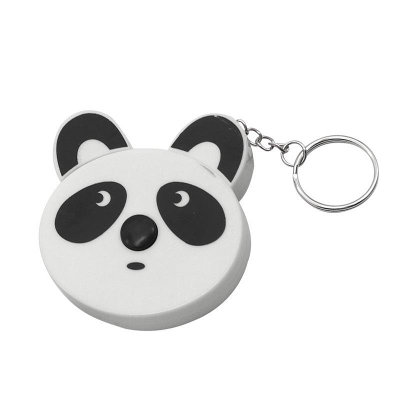 Keychain Cartoon Animal Tape Measure with Automatic Lock: Tiger, Pig, Frog Designs