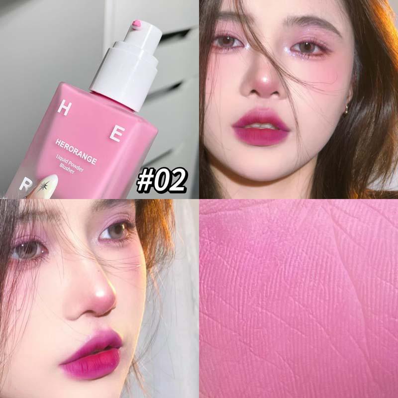 

HERORANG Zicai Стійкий матовий рідкий рум яна - Корейський стиль, засіб для покращення кольору обличчя