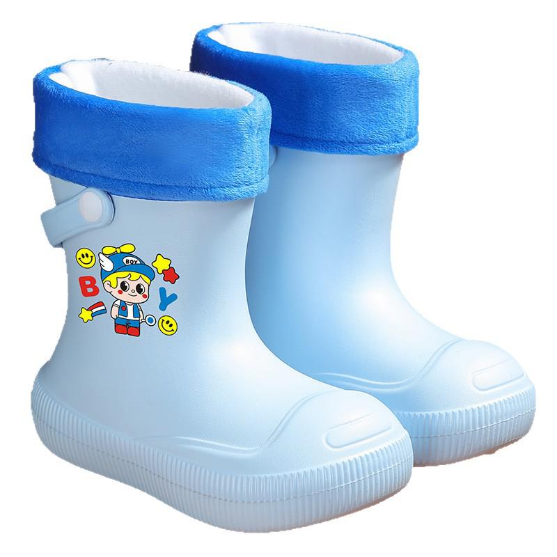 2026 New Style Children's Waterproof Rain Boots: Short Ankle, Non-Slip EVA for Boys and Girls