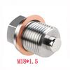 Stainless Steel Engine Magnetic Oil Drain Plug Screw Nut Bolt Oil Drain Sump Nut M12/14/16/18/20 1.5 1.25 1.75 Fuel System Fittings7
