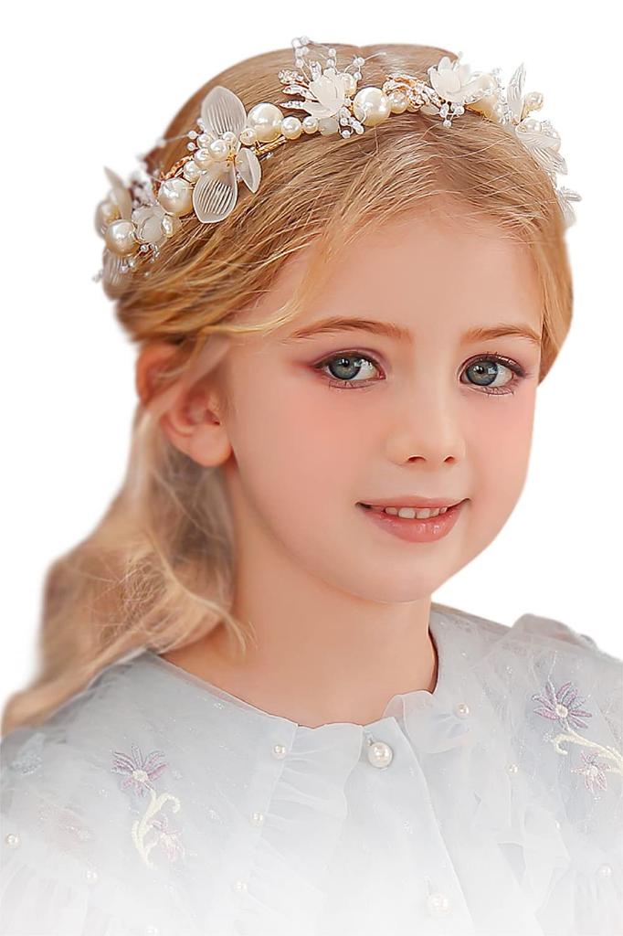 Hair Hair Weddings Handmade Headdress by Can Be Used by Children and Adults Accessories, Ornaments, Boxed, Recitals, [ARCADY] Craftsmen, (Airy Pearl)