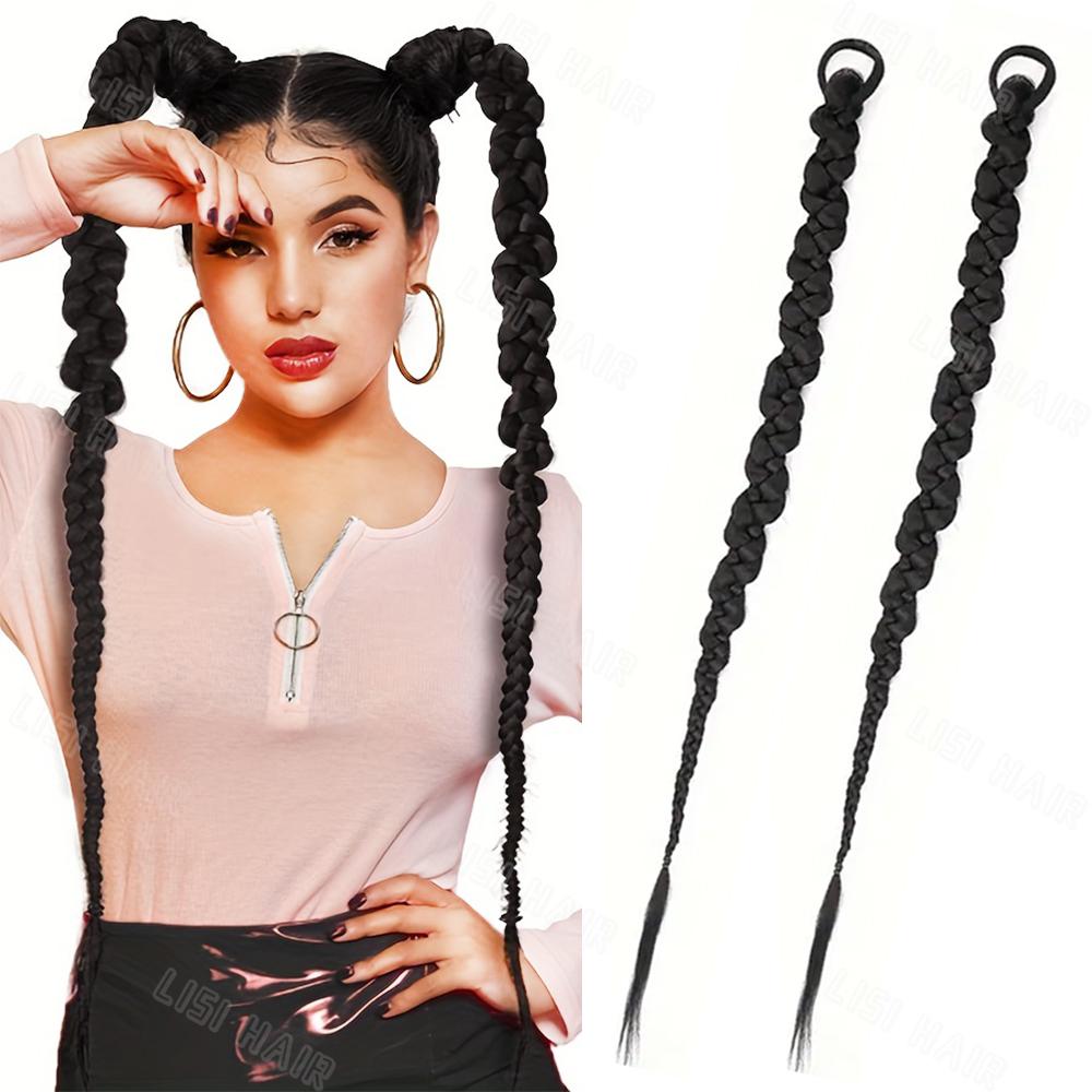 Купить LISI HAIR 2 шт. Синтетическая эластичная веревка для волос ...