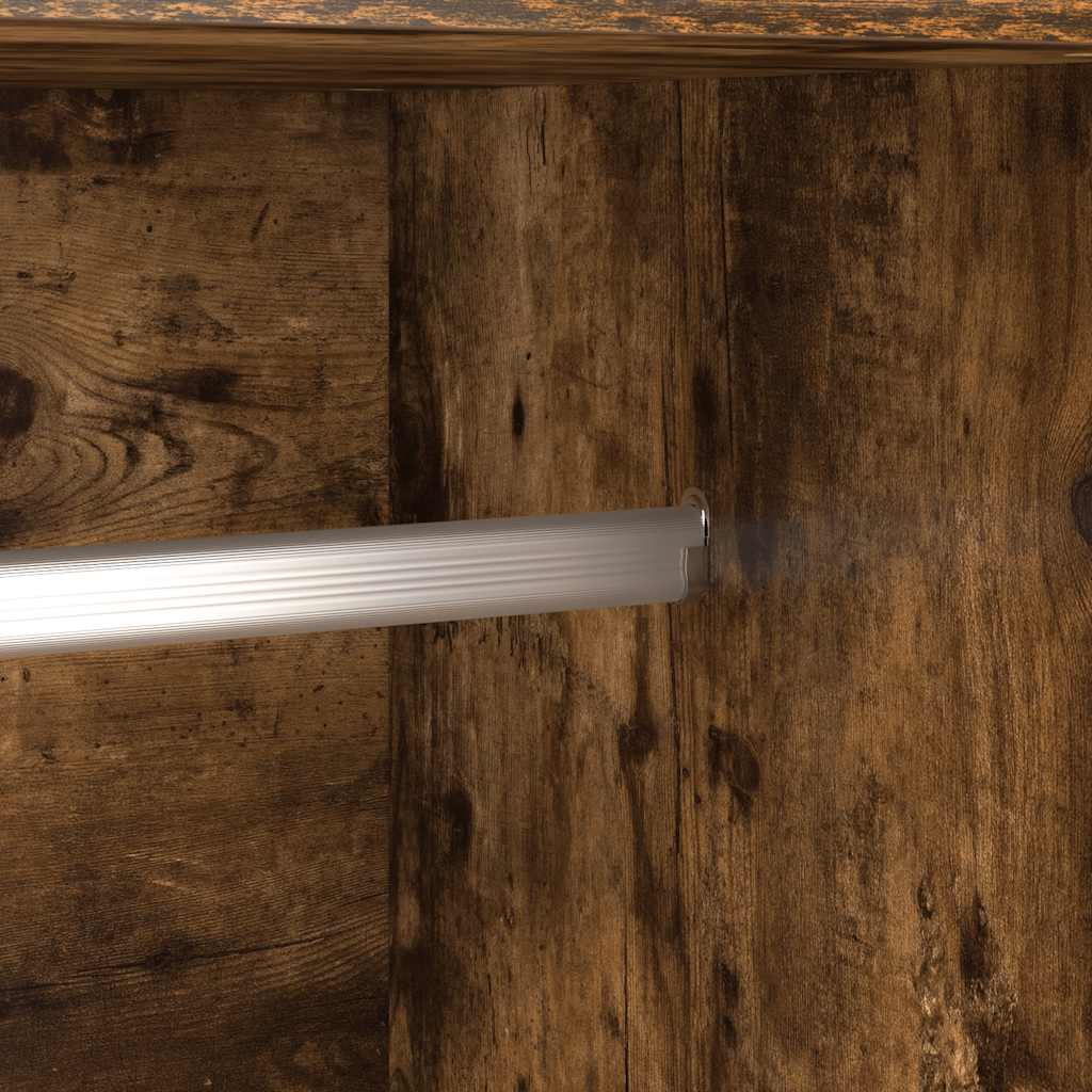Wardrobe Smoked Oak 82.5 x 51.5 x 180 cm Engineered Wood