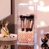 Clear Disposable Mask And Emesis Bag Storage Box Makeup Brush Storage Box Multifunctional Durable Practical Organizer Rack