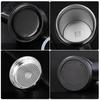 Stainless Steel Thermos Cup Business Office Straight Cup Men's and Women's Seamless Interior Thermos Cup
