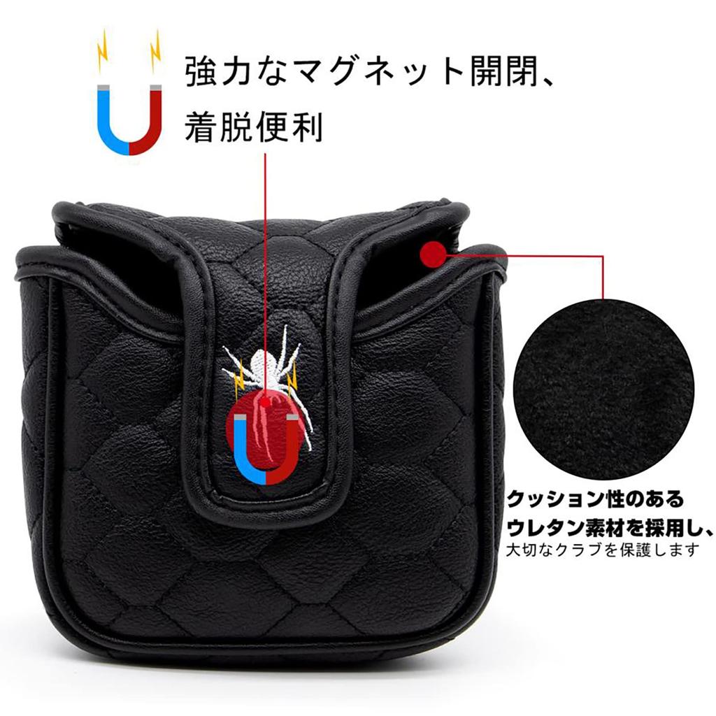 Golfschlägerhaube Putterhaube für Mallet Center Shaft Kompatibel mit