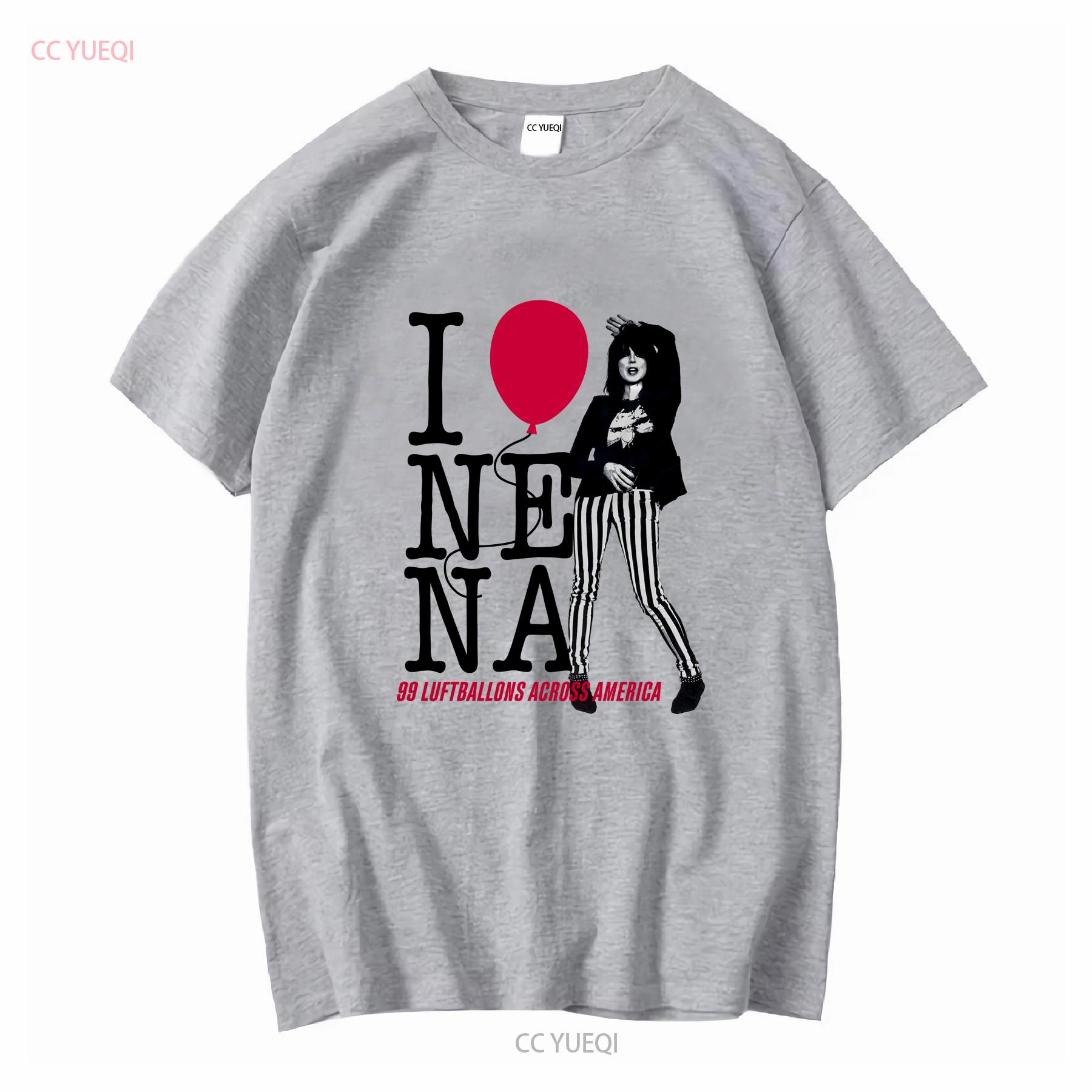 

NENA 99 Luftballons Across American Tour T Shirt Small long or short sleeves vintage Washed Casual fashion Soft Unisex graphic L