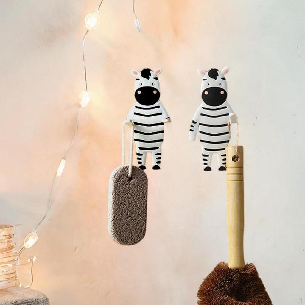 2 Hooks for Wall Mounting, Key Holders Fridge and Living Room
